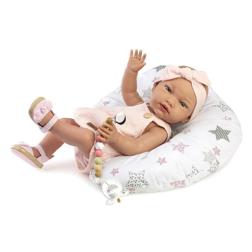 Guca Babypuppe 821 NEUGEBORENES MÄDCHEN 42 cm / Ganzkörper aus Vinyl / Beweglich / ab 3 Jahren (8436586818210)