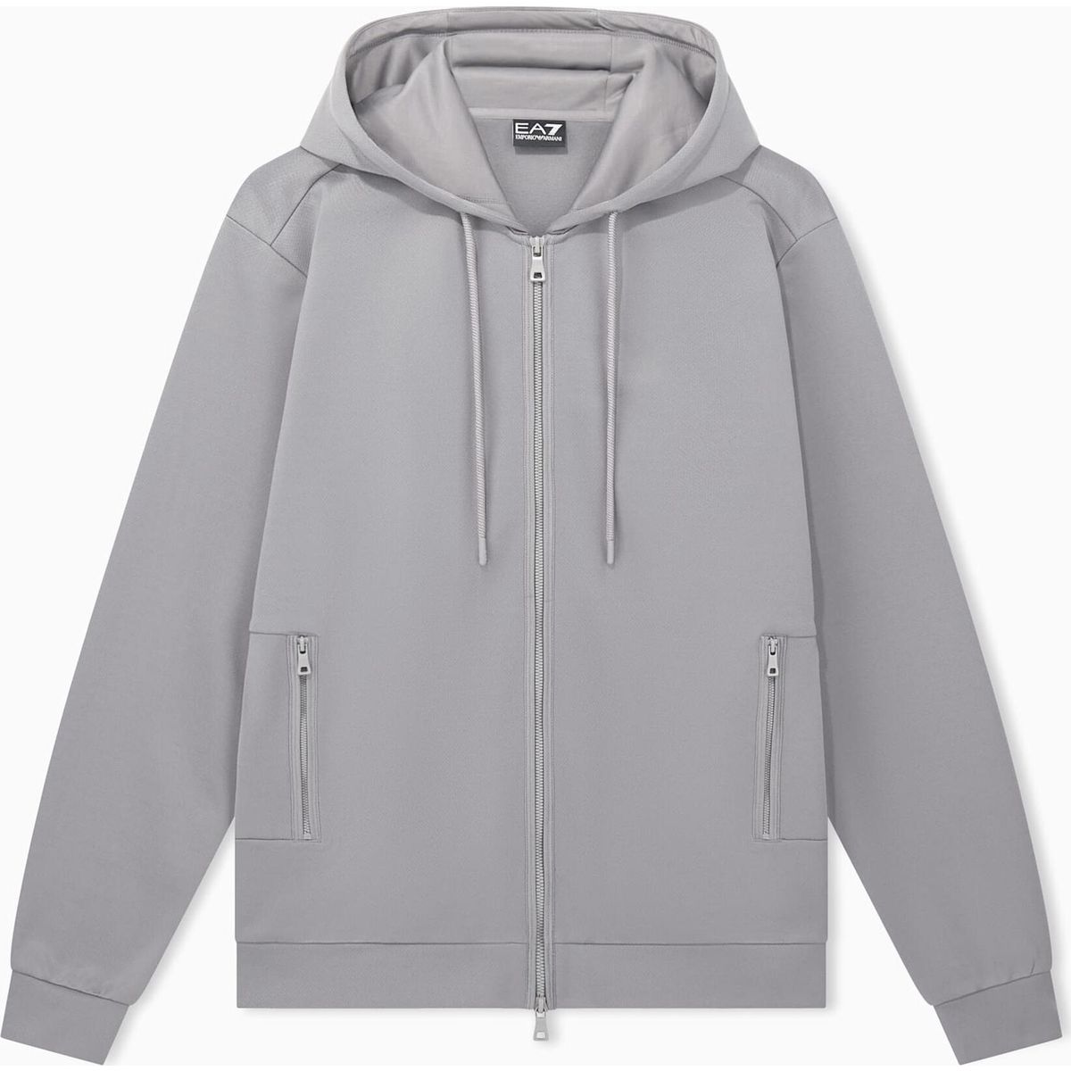 EA7 Train LUX M Hoodie Full Zip PL ST - Train LUX M Hoodie Full Zip PL ST cloudburst (U8067) M 7M002099 AF27716-U8067-M