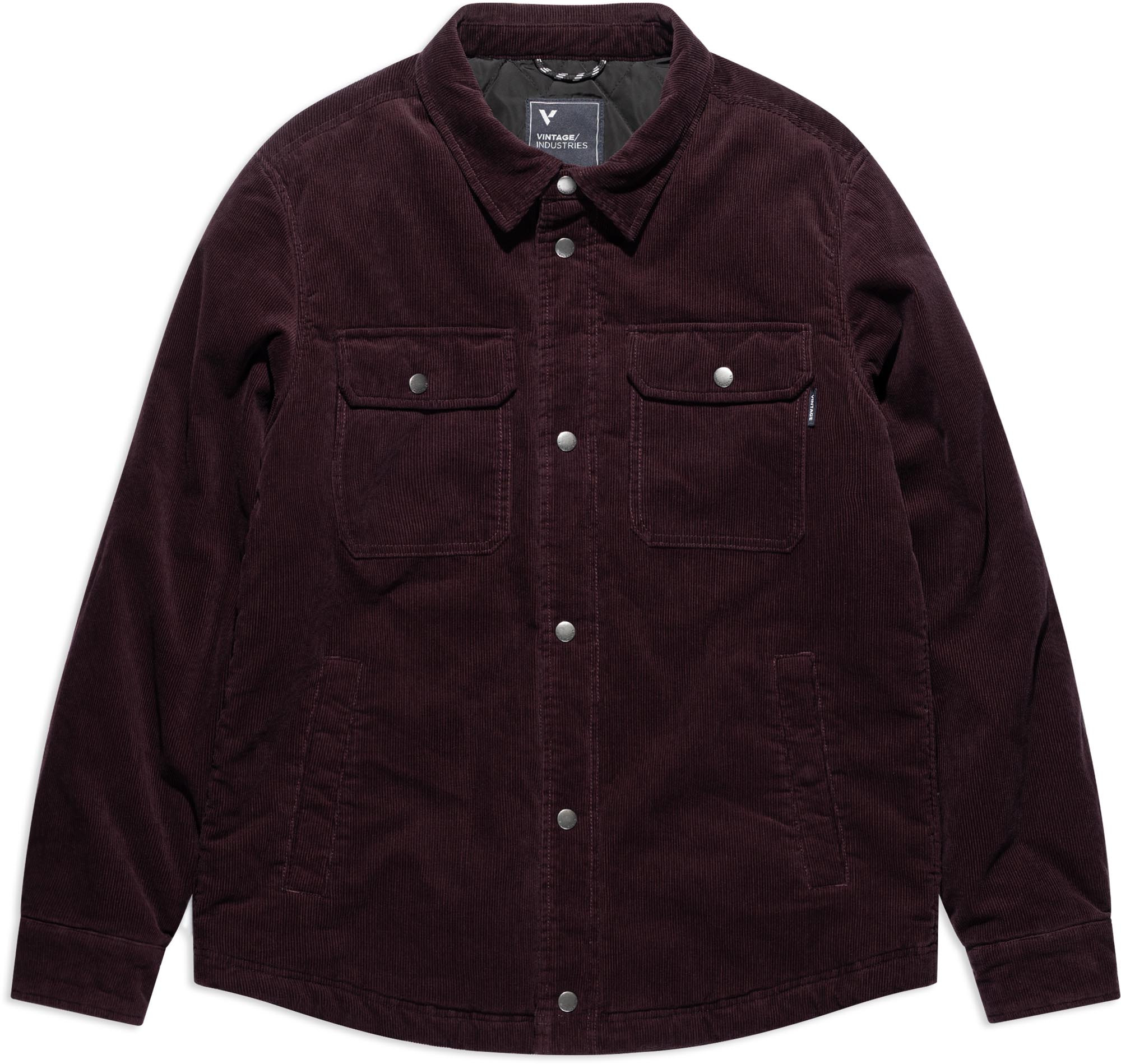 Vintage Industries Steven Pro Cord Jacke 3031-burgundy-M