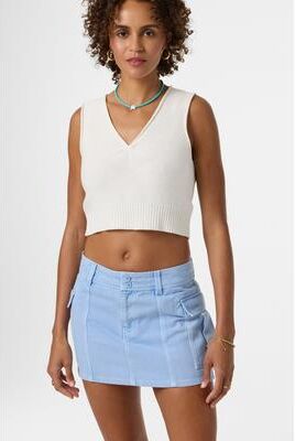 O'Neill s Elsie Sweater Top in Tofu, Size Large, Acrylic
