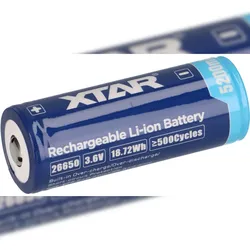 XTAR 26650 Li-Ion Akku 3,6V 5200mAh (protected) - 7A