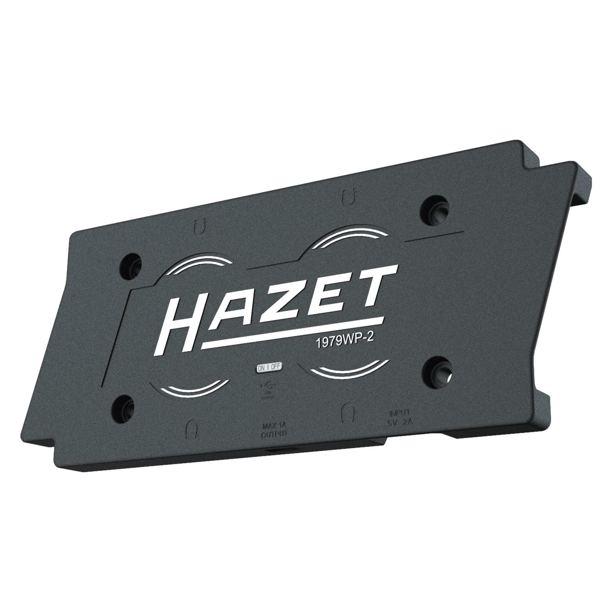 Hazet Wireless Charging Pad,Dual Incl. USB (1979WP-2)