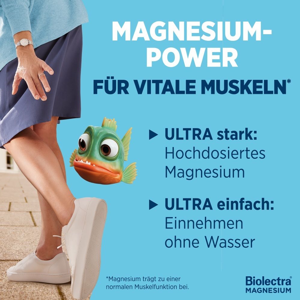 Biolectra Magnesium 400 mg ultra Direct Zitrone 100 St Pellets