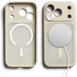 Bellroy MagSafe Schutzhülle für iPhone 18 Pro / iPhone 17 Pro Cinch Serie mit Kordel (Apple iPhone 17 Pro, Apple iPhone 18 Pro), Smartphone Hülle, Beige