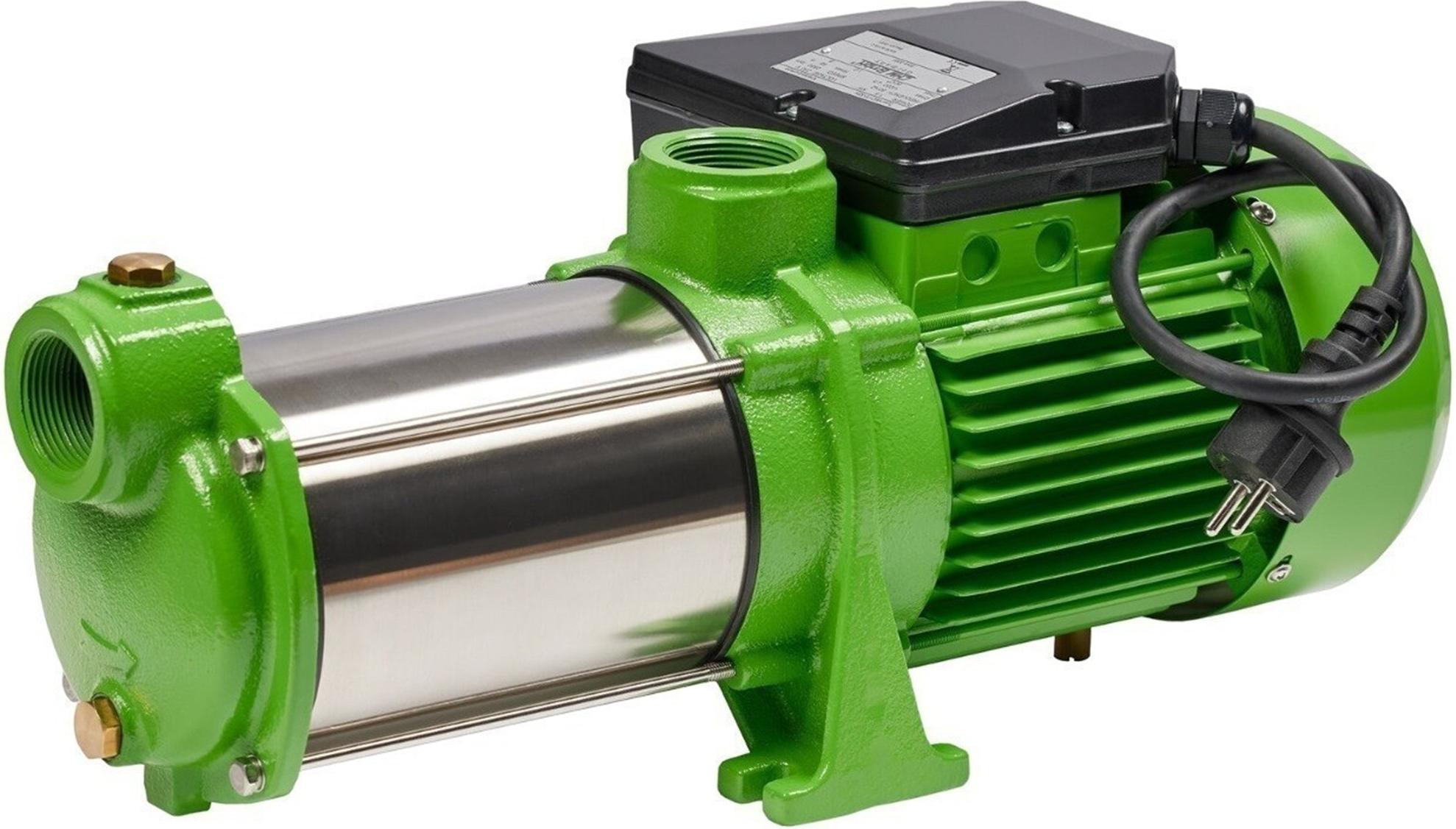 CHM GmbH Hauswasserwerk 100L Edelstahlkessel 1100 Watt Kreiselpumpe 5 Bar mit Druckschalter