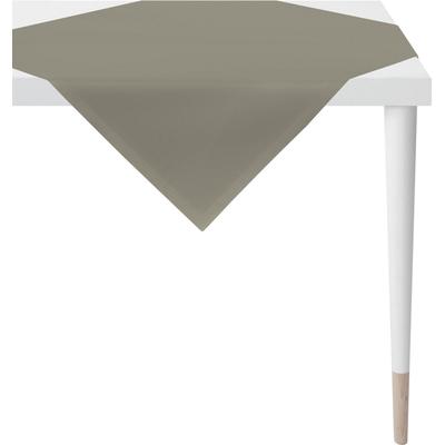 Mitteldecke APELT "3900 Uni / OUTDOOR, Sommerdeko, Sommer", grau (dunkelgrau), B:85cm L:85cm, Polyacryl, Tischdecken, Mitteldecke, mit Fleckschutz