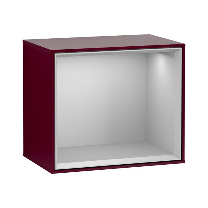Villeroy und Boch Finion Regalmodul F580GJHB 41,8x35,6x27cm, Regal Light Grey, Peony Matt