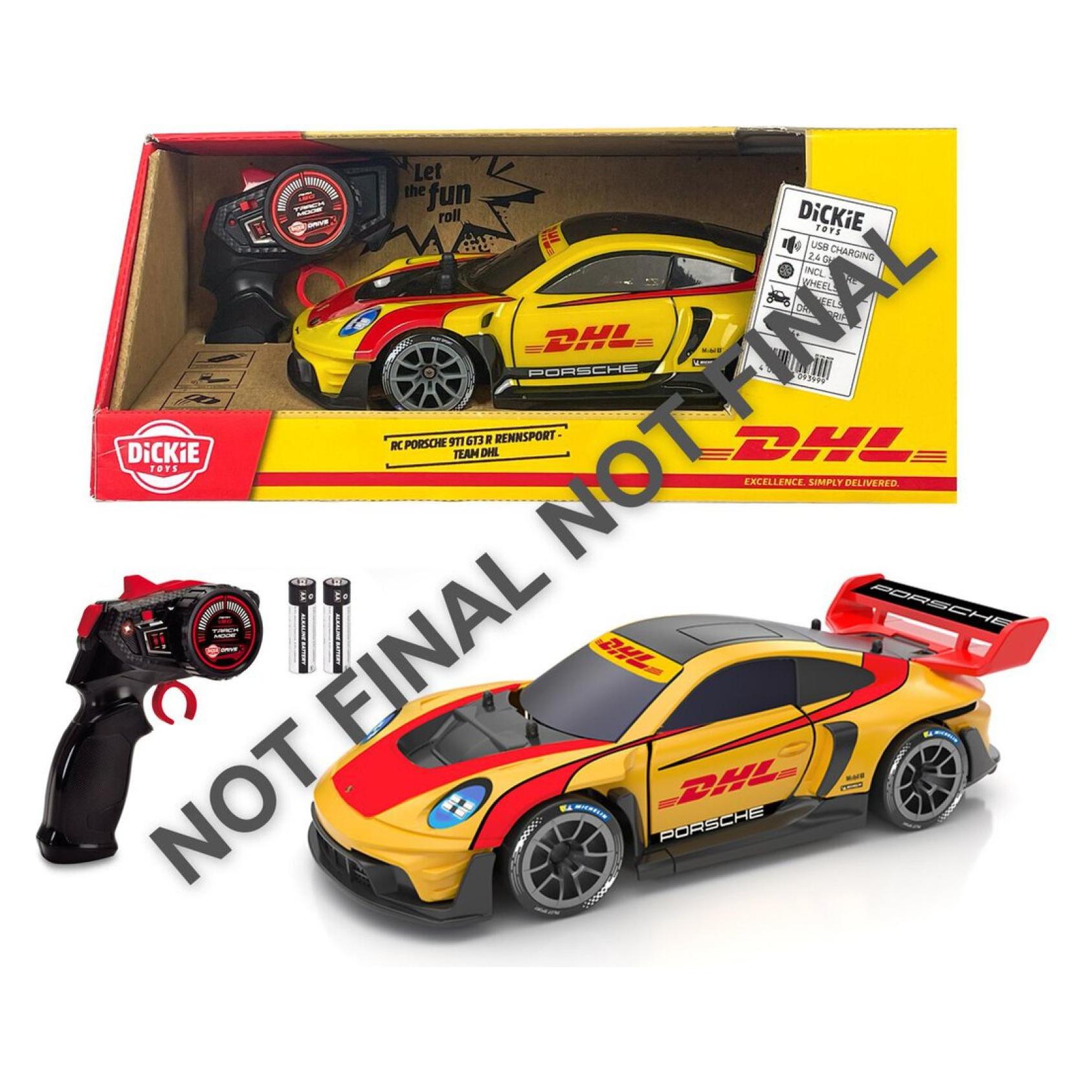 Dickie RC DHL Porsche 911 GT3 R rennsport, RTR (203746023)