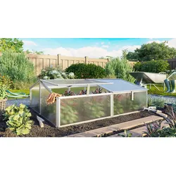 Vitavia Frühbeet Gaia 2X inkl. 4 Dachfenstern