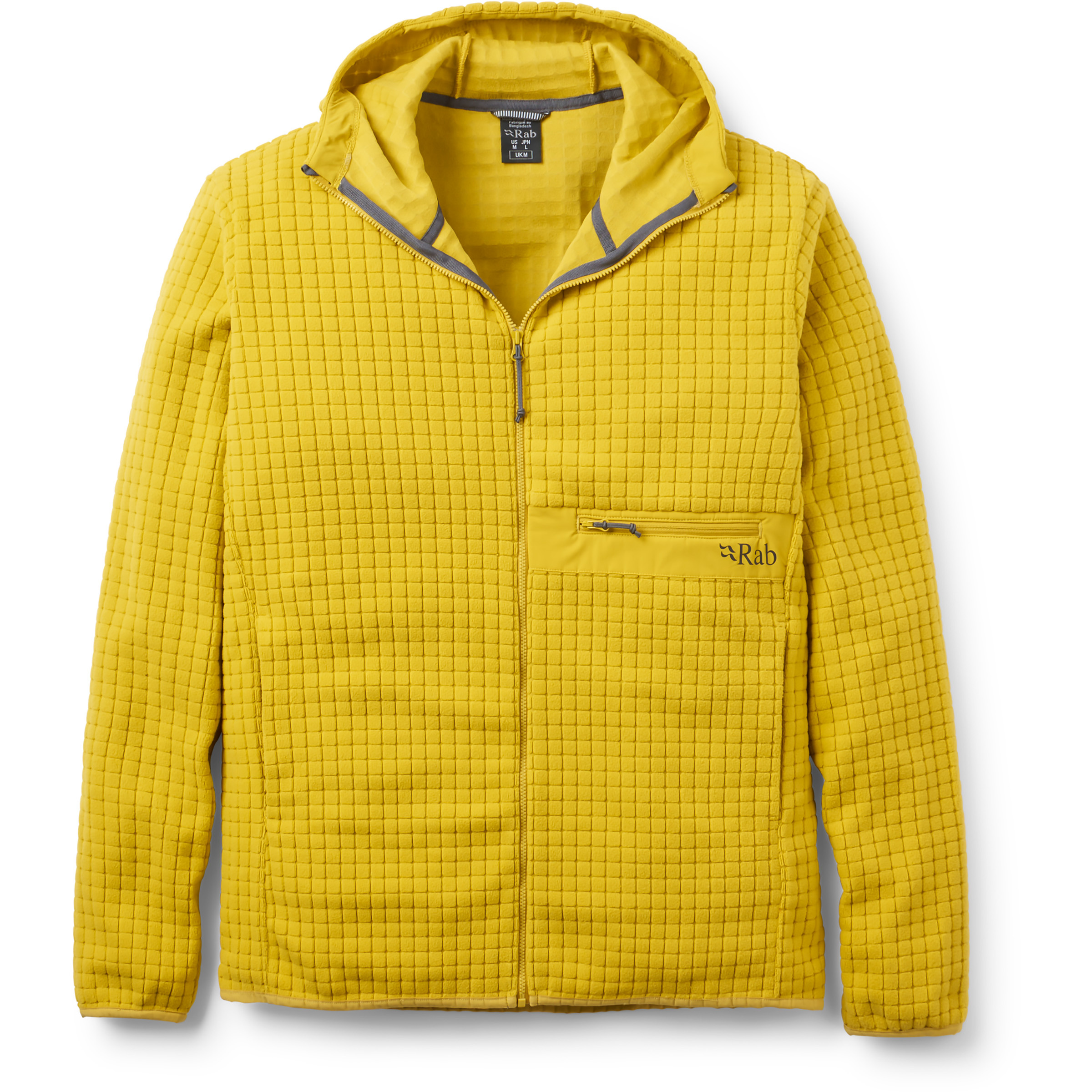 Rab Ramshaw Herren Fleecejacke gelb Größe L Trekking Elastisch