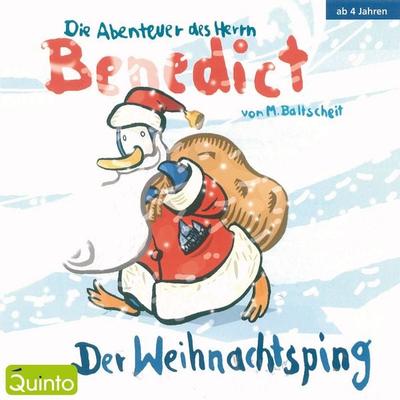Die Abenteuer des Herrn Benedict - Der Weihnachtsping - Martin Baltscheit, Audio, 4056198013823