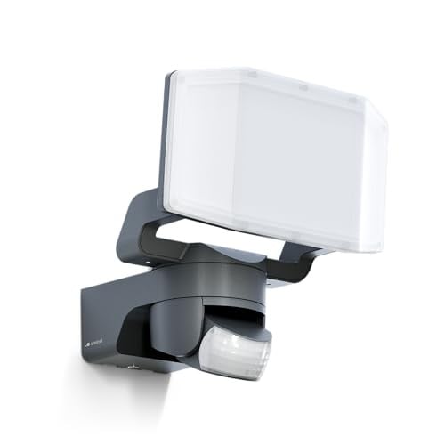 Steinel XLED Protect S LED-spot antraciet, 14,3 W, warm wit, met bewegingssensor en IP54 bescherming