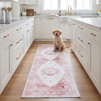 SAFAVIEH Tucson Machine Washable Slip Resistant Cynthia Oriental Medallion Rug