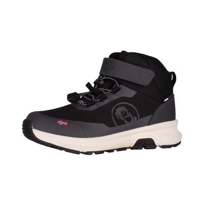 Winterstiefel TROLLKIDS "KIDS KRISTIANSAND WINTER MID CUT", Damen, Gr. 35, schwarz, Synthetik, Schuhe Winterstiefel, Snowboots, Winterstiefel, Winterschuhe, für Kinder, wasserdicht