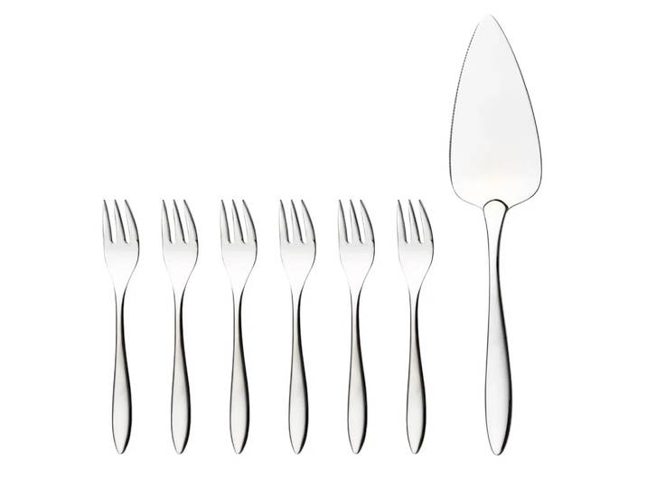 Hardanger Bestikk Ensemble à gâteau Maria 7 pièces 7 pièces