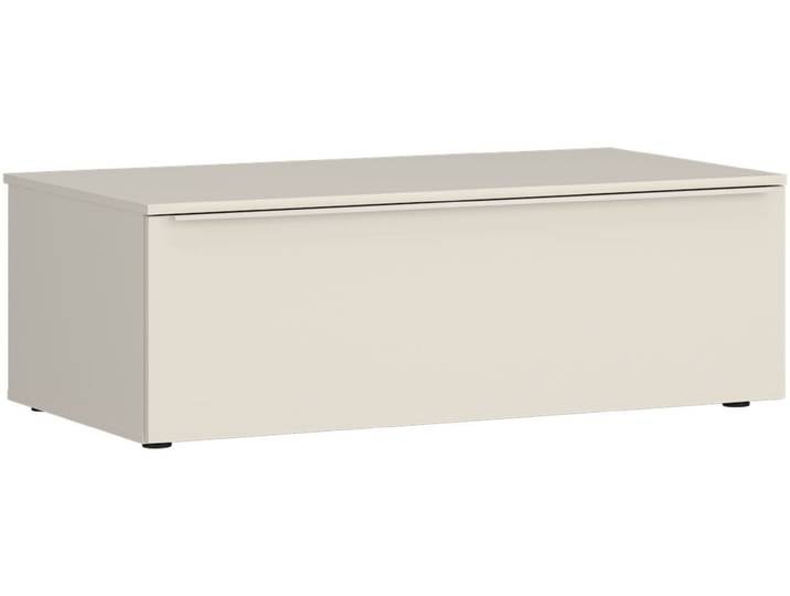 Couchtisch TOM TAILOR HOME COLOR PUZZLE Couchtisch 1 Schublade mit farbigem Griff , beige (light taupe), B:110cm H:38,4cm, Tische, Couchtisch, TOM TAILOR DESIGN