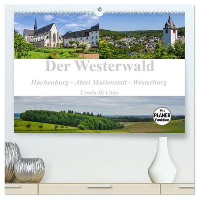 Der Westerwald (hochwertiger Premium Wandkalender 2027 DIN A2 quer), Kunstdruck in Hochglanz