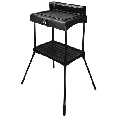 Elektrogrill TEPRO "Danville 2022", schwarz, B:73cm H:95cm T:55,5cm, Kontaktgrill_Standgrill_Tischgrill_Teppanyakigrill, abnehmbares Heizelement für einfache Reinigung