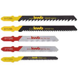 kwb 617295 Stichsägeblatt-Set für Holz und Metall 5 St.