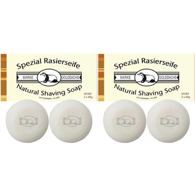Rasierseife Sport 2er Pack Golddachs 2x 2x2x60 g Seife