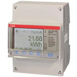 ABB A42553-120 Messwandlerzähler, M-Bus „Platin“, 1 Phase, Wandleranschluss 6A, 16,7 Hz 2CMA170519R1000