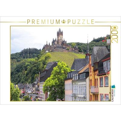 CALVENDO Puzzle Moselort Cochem mit der Reichsburg | 2000 Teile Lege-Größe 90x67cm Foto-Puzzle für glückliche Stunden