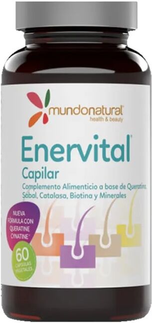 Mundo Natural Enervital Capilar 60 Caps