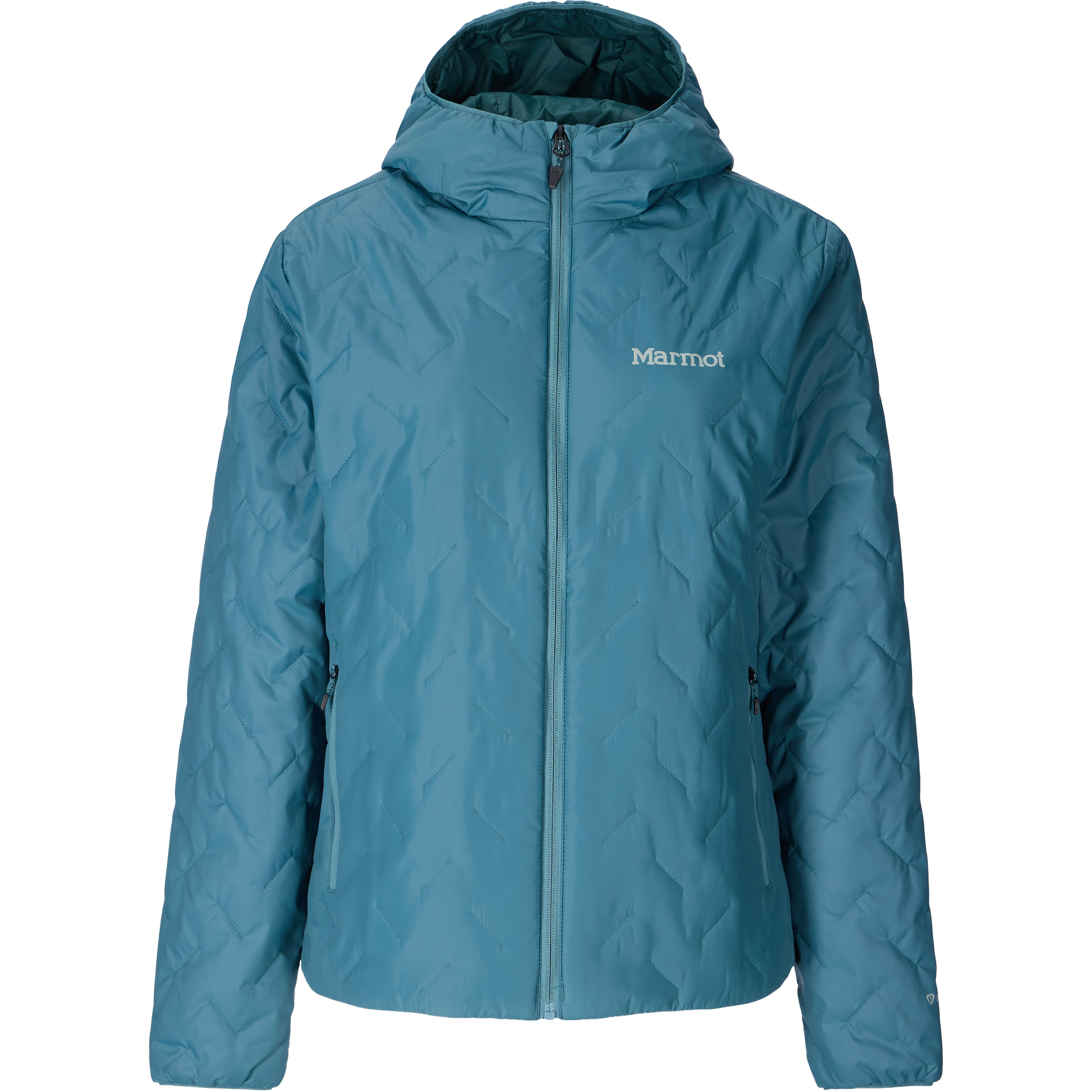 Marmot MonoQuilt Damen Isolationsjacke blau Größe S Trekking Isolierend Wasserabweisend