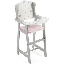Bayer Chic 2000 Puppen-Hochstuhl Stars grey