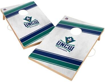 Skip's Garage North Carolina Wilmington Seahawks Regulation 2x4 Cornhole Set
