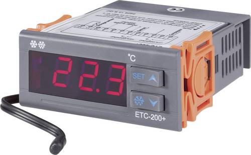VOLTCRAFT ETC-200+ Temperaturregler NTC -40 bis +120°C Relais 10A (L x B x H) 88 x 75 x 34.5mm