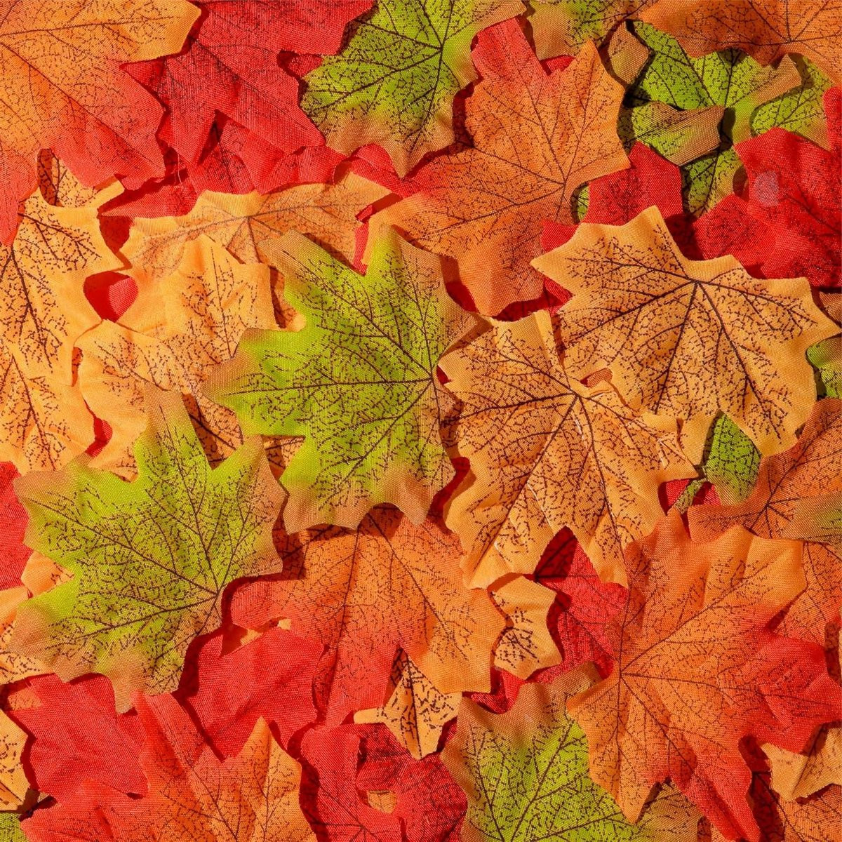 200 stuks Nep Esdoornbladeren Herfst Decoratie Mix Kleuren