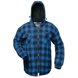 Craftland,  Thermohemd Alberta Grösse XL blau/schwarz kariert (XL)