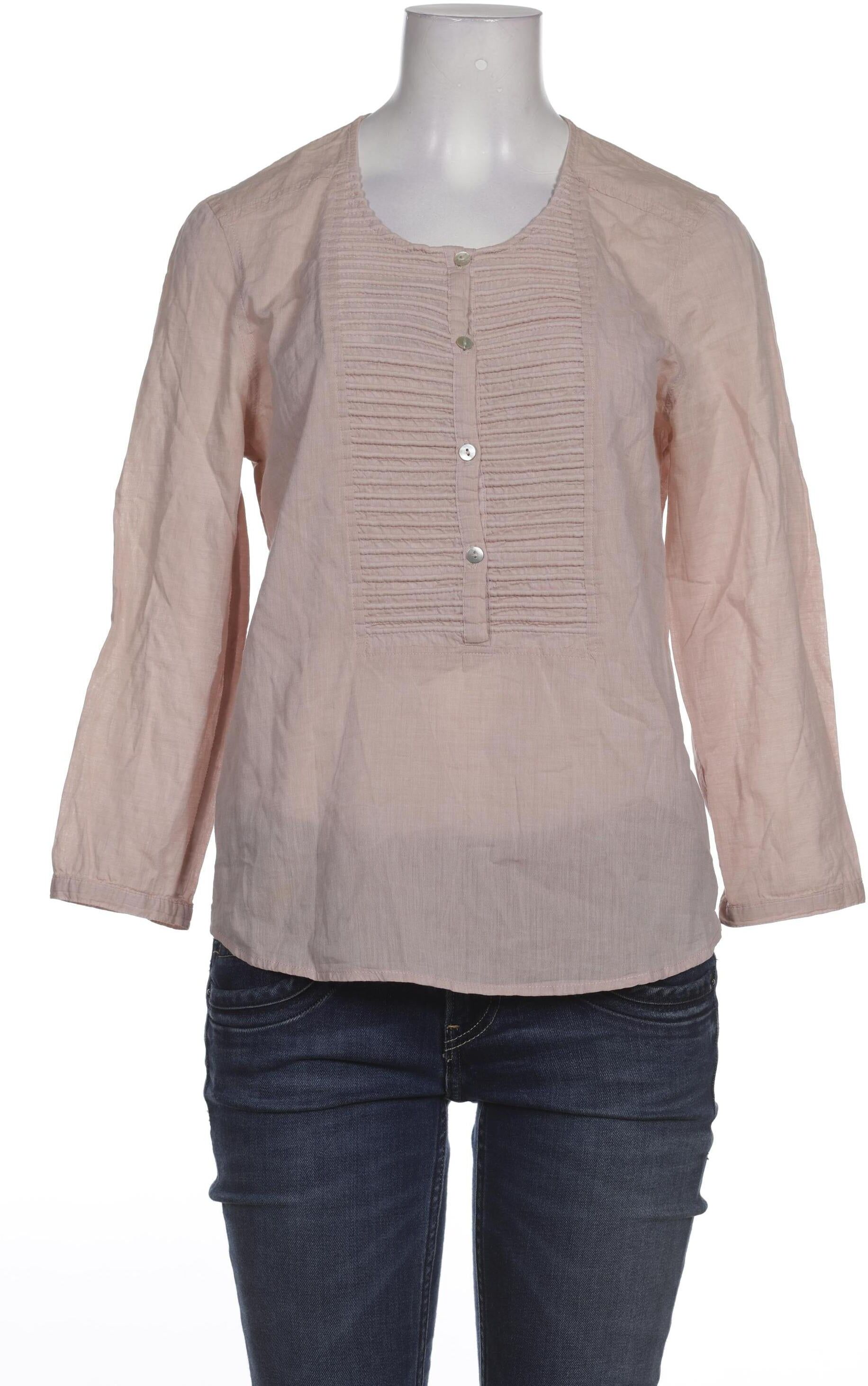Custommade Damen Bluse, Beige, Gr. EU 36, Baumwolle - Second Hand