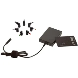 DLH 90W Universal Mini Ac Adapter (90 W), Notebook Netzteil, Schwarz