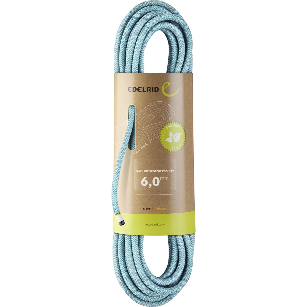 Edelrid Rap Line Protect Eco Dry 6,0mm II icemint (329) 60 M 713880603290