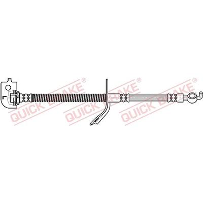 Quick Brake Bremsschlauch vorne links [Hersteller-Nr. 50.886] für Hyundai, Kia