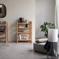 Bücherregal aus Teakholz 80 x 115 Sera