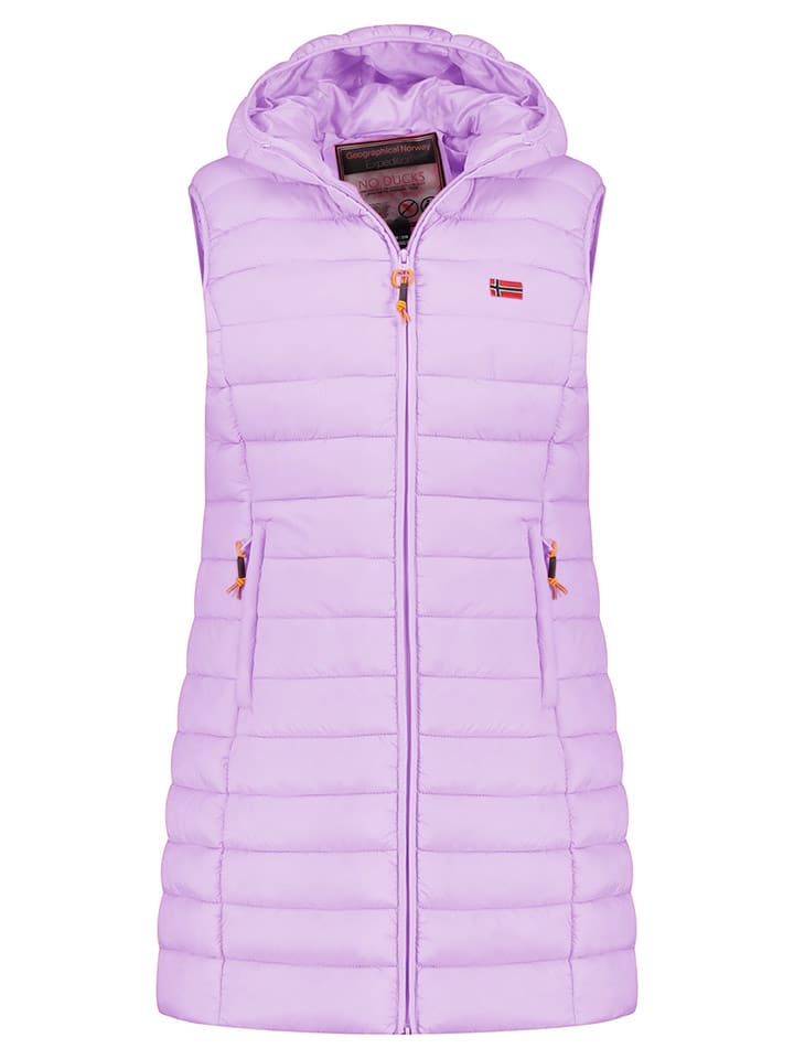 Geographical Norway Steppweste "Vatikolor" in Lila - XXL