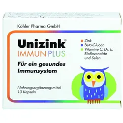 UNIZINK Immun Plus Kapseln 1X10 St