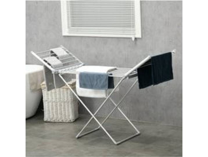 Étendoir électrique chauffant pliable en aluminium – Gris – 45 à 55 °C – 230 W