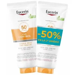 Eucerin Oil Control Dry Touch Sun Gel Cream Ultra Light 2x200ml