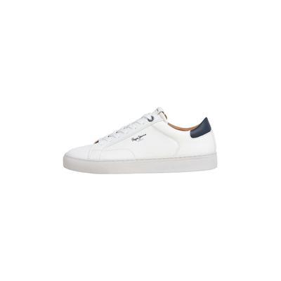 Trainingsschuh PEPE JEANS "trainers JOE BASIC", Herren, Gr. 40, weiß, 100% Polyurethan, Schuhe