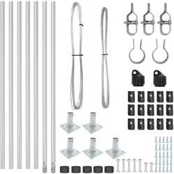 vidaXL, Zaunpfosten + Pfähle, Cazonar (7x Betonsäulen)