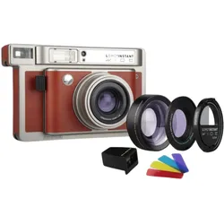 Lomography Instant Wide Lens Combo Central Park Edition, Sofortbildkamera, Braun