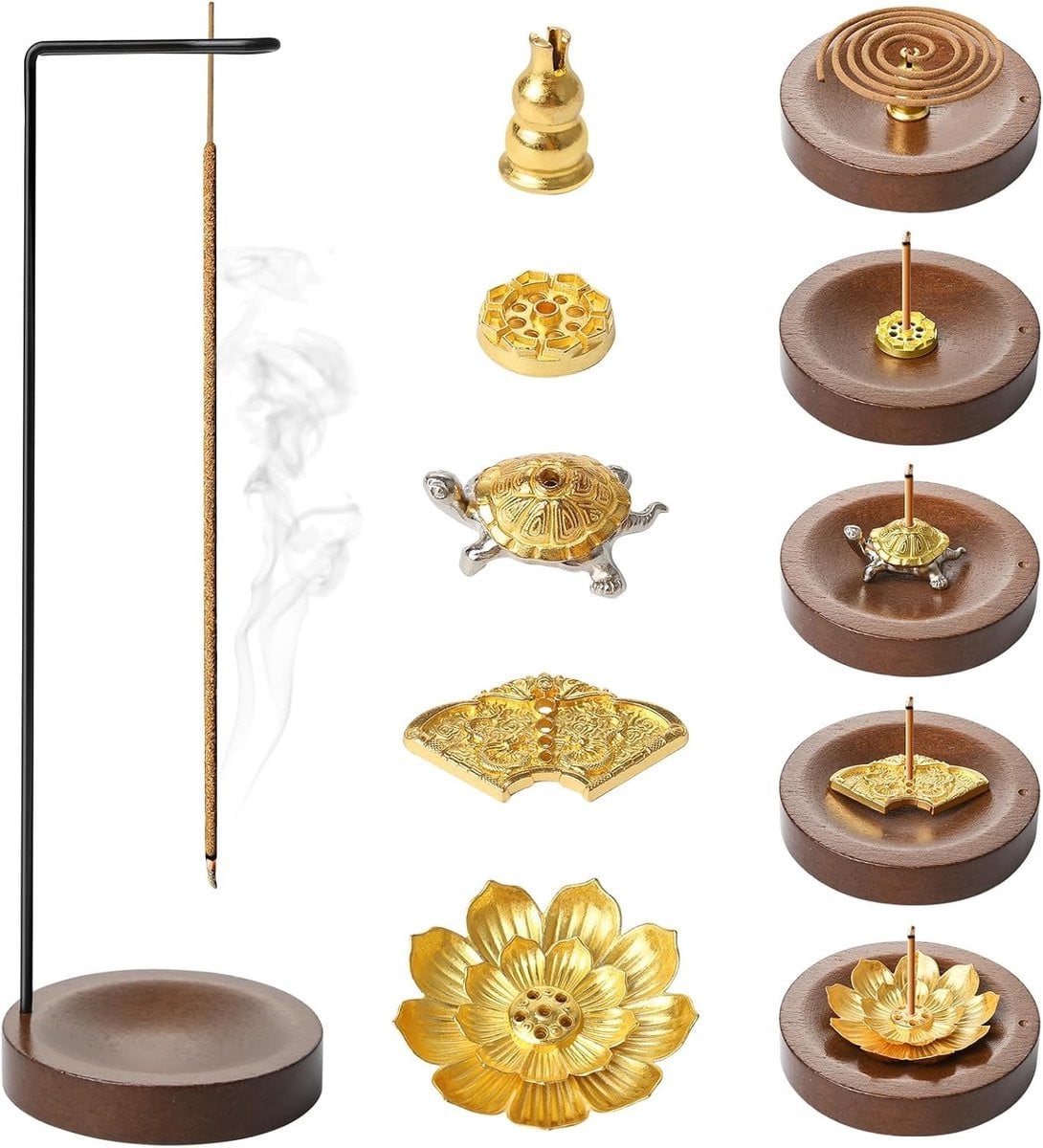 Houten Incense Stick Houder voor Wierookstokjes en Kegels