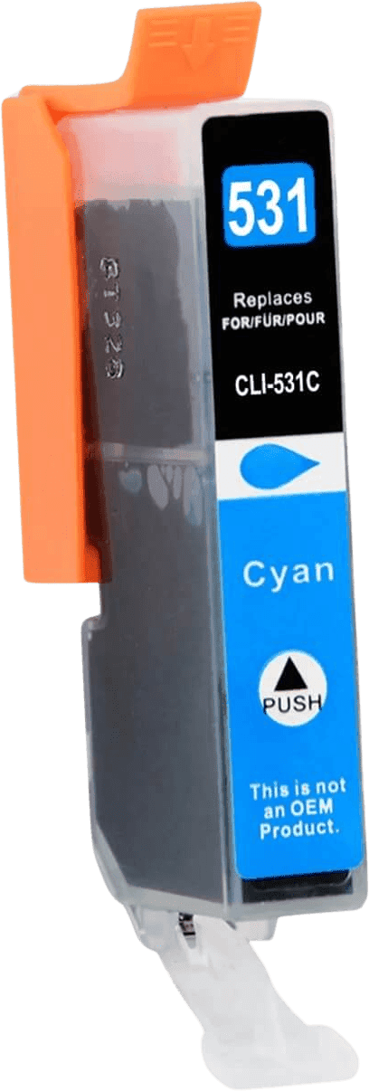 Canon Cli-531c Cyan Kompatibel Blækpatron 12 Ml. (6119c001)