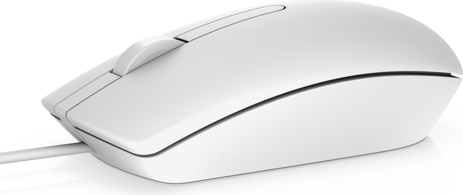 Dell MS116 bedrade optische muis met USB Type-A, 1000 DPI, wit