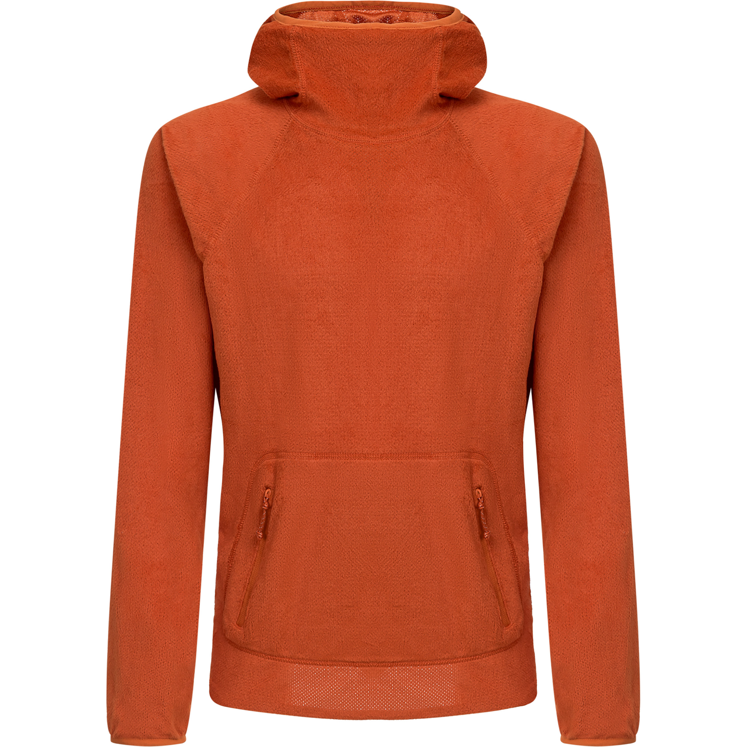 Rock Experience Baskerville Fleece Herren Hoodies orange Größe L Trekking Klein verpackbar