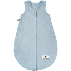 Julius Zöllner Sommerschlafsack Musselin Sommertraum 0.5 TOG, hellblau, 90